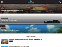 Tablet Screenshot of gameogre.com